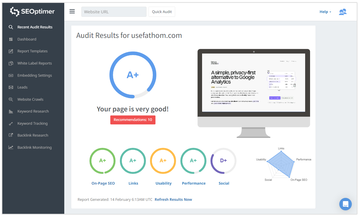 strumento di audit seo